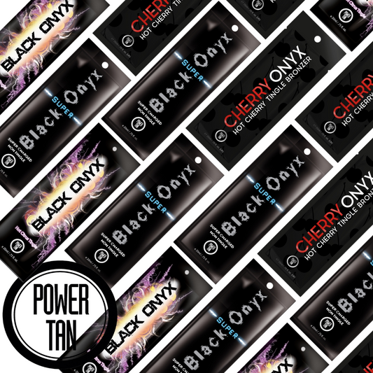 Power Tan Onyx Collection Sunbed Cream Sachets 20ml