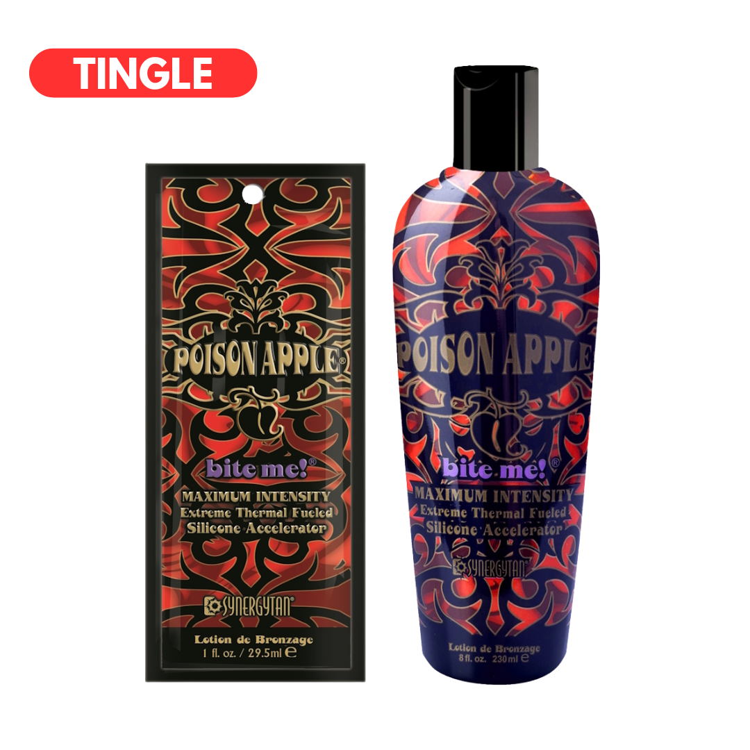 Synergy Tan Poison Apple Extreme Tingle – No Bronzers– Sunkissed
