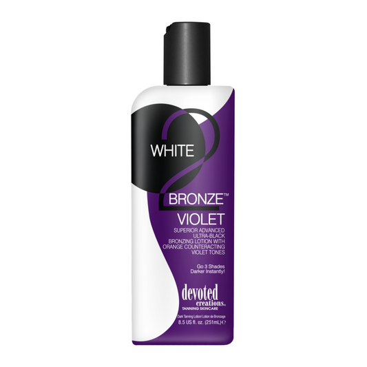 devoted creations White 2 bronze Violet Tanning Lotion from sunkissed-tanning.co.uk