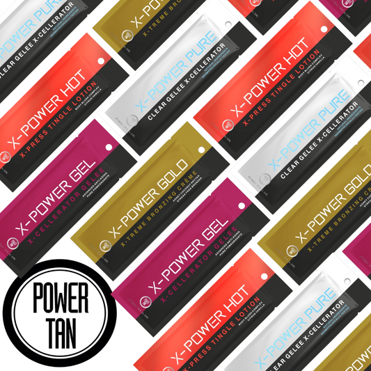 Power Tan X-Power Collection Sunbed Cream Sachets 20ml