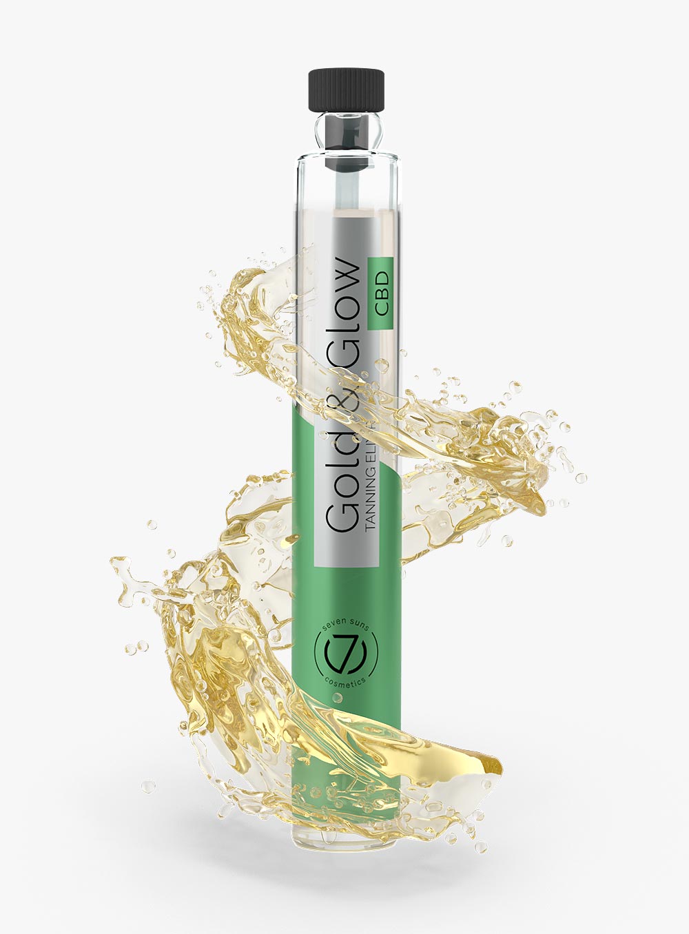 7Suns Gold & Glow CBD Dry Tanning Oil 6ml Ampules (Pack of 10)