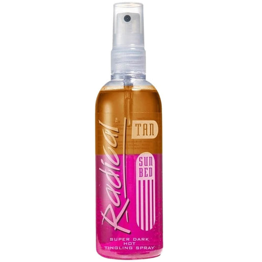 RADICAL Super Dark Hot Tingling Tanning Spray 165ml from sunkissed-tanning.co.uk