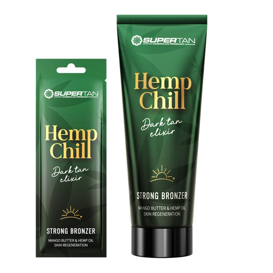 SuperTan Hemp Chill Dark Tan Elixir Strong Bronzer