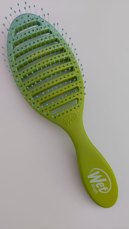 WetBrush Pro Green Speed Dry Brush & Hair Grip