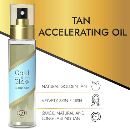 Seven Suns Gold & Glow DRY TANNING OIL INTENSIFIER 100ml