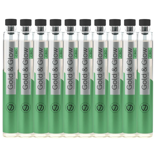 7Suns Gold & Glow CBD Dry Tanning Oil 6ml Ampules (Pack of 10)