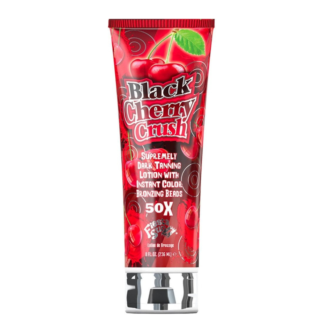 Fiesta Sun Black Cherry Crush Dark Tanning Lotion 236ml | Sunkissed-tanning.co.uk