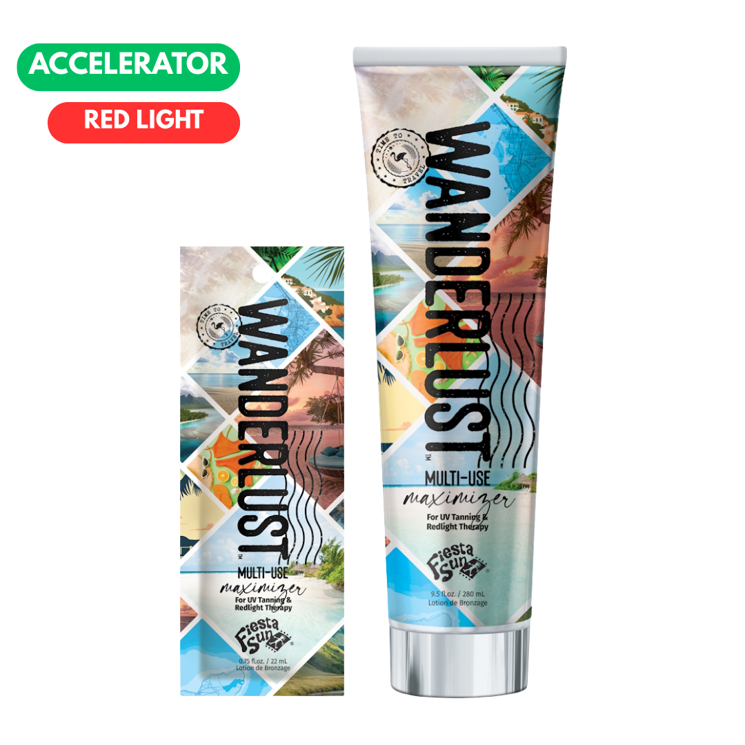 Fiesta Sun Wanderlust Multi-Use Maximiser – UV Tanning and Red Light Therapy