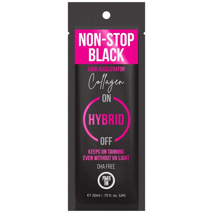 Power Tan Non-Stop Black Hybrid Sunbed Cream Sachets 20ml