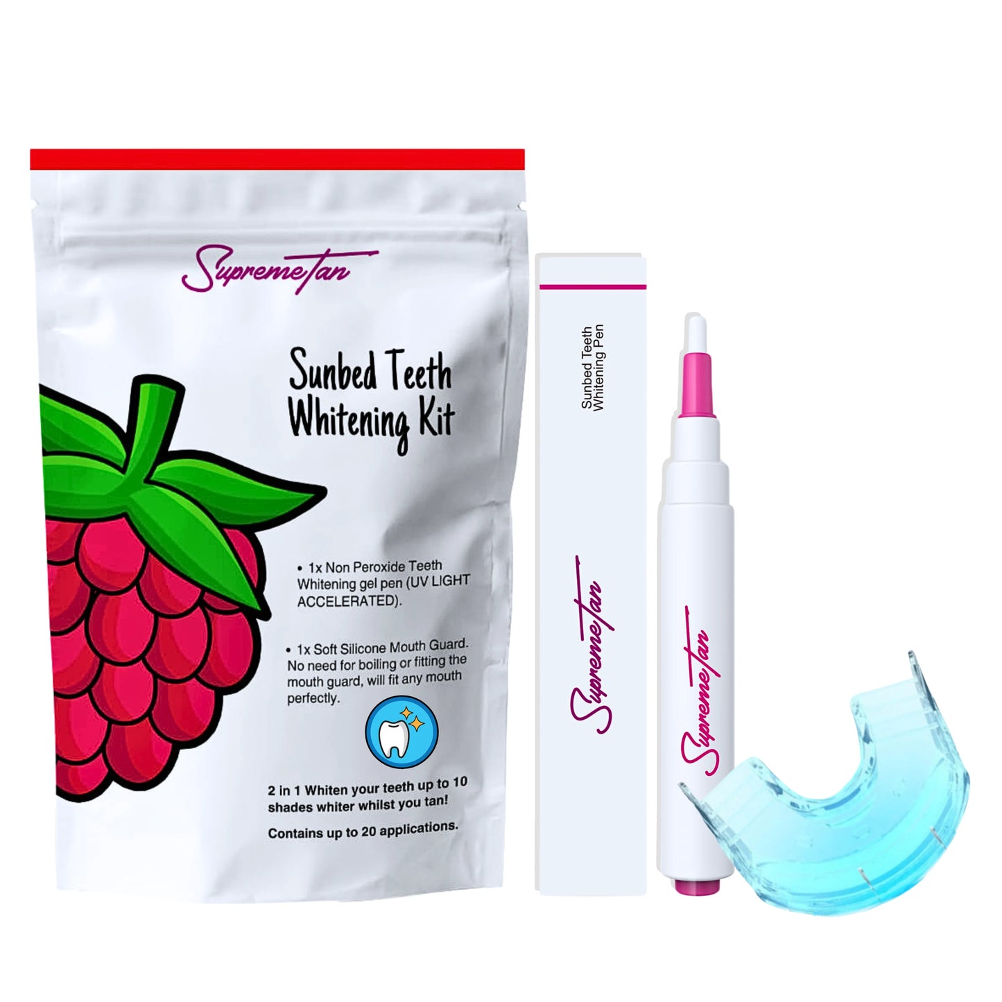 SupremeTan Sunbed Teeth Whitening Kit